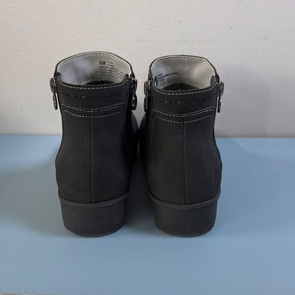 JSport Black Jenna Ankle Boots W9 - Picture 4 of 6